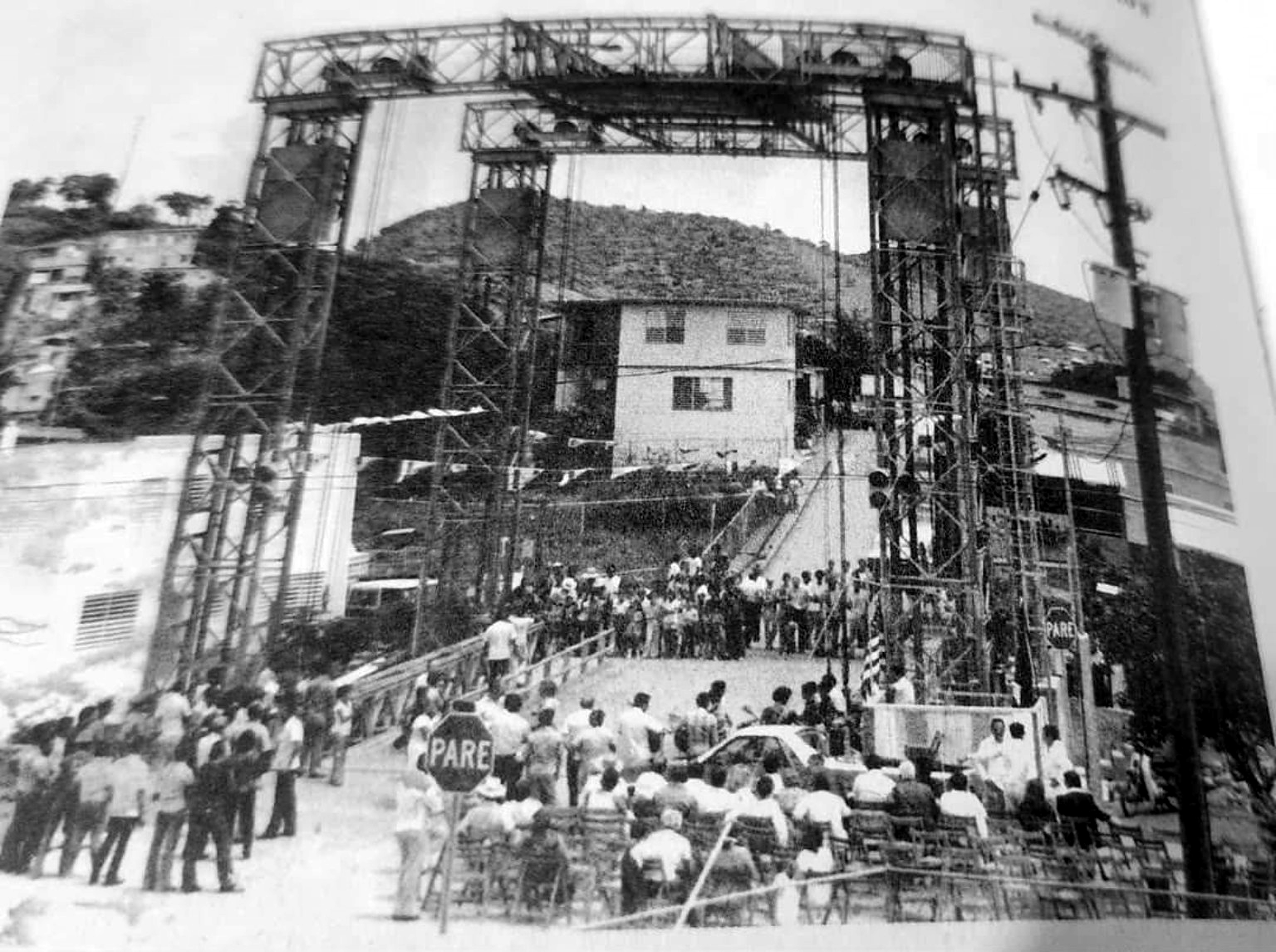 Inauguration of the Culebra drawbridge.