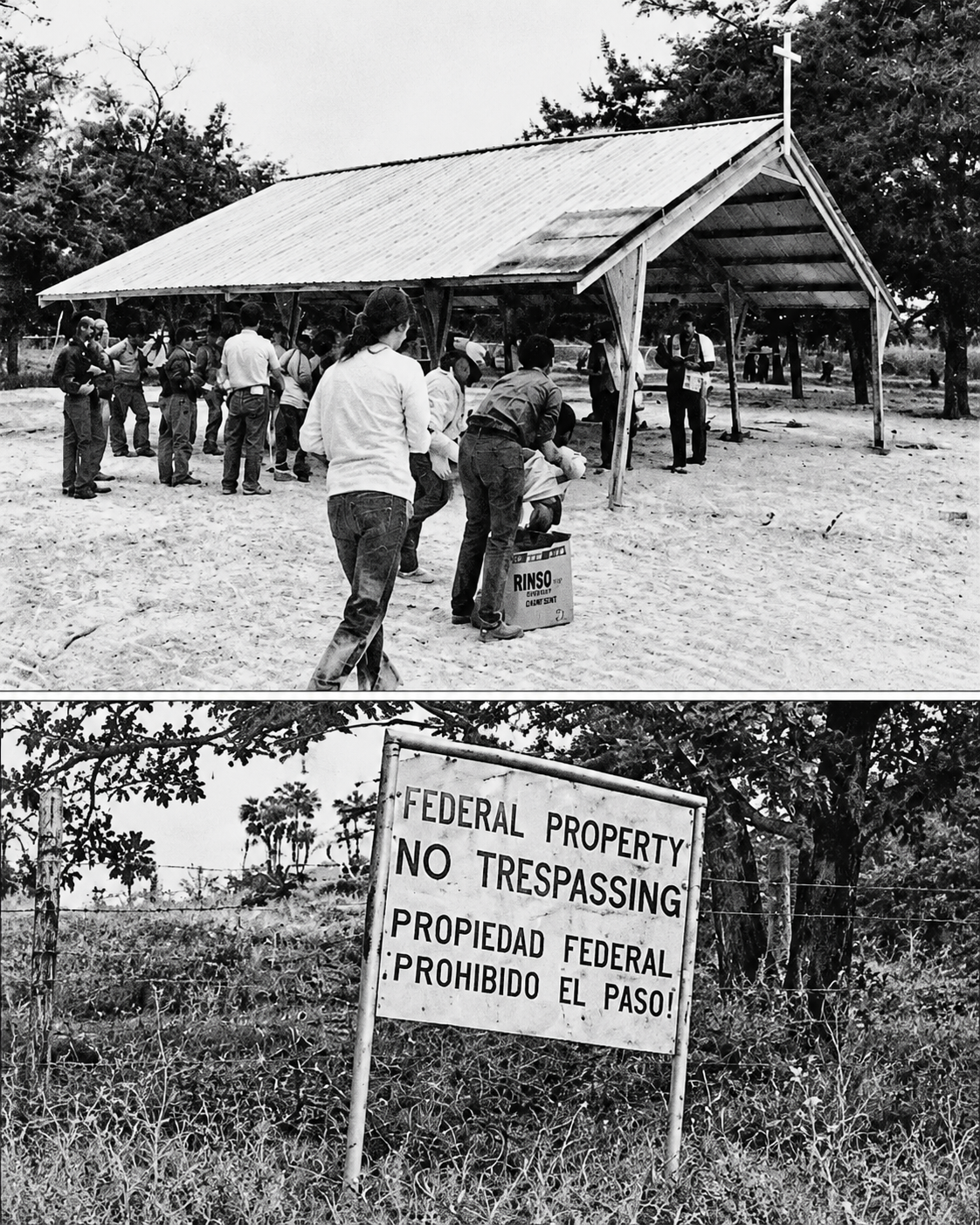 Camp and chapel at Flamenco — Archival record identified in Blanco: Culebra, Digna Feliciano.