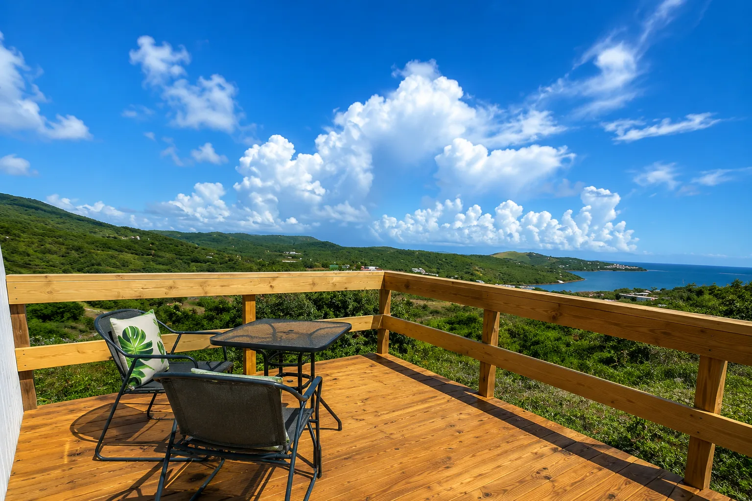 Turkey Apartment private terrace with panoramic bay views