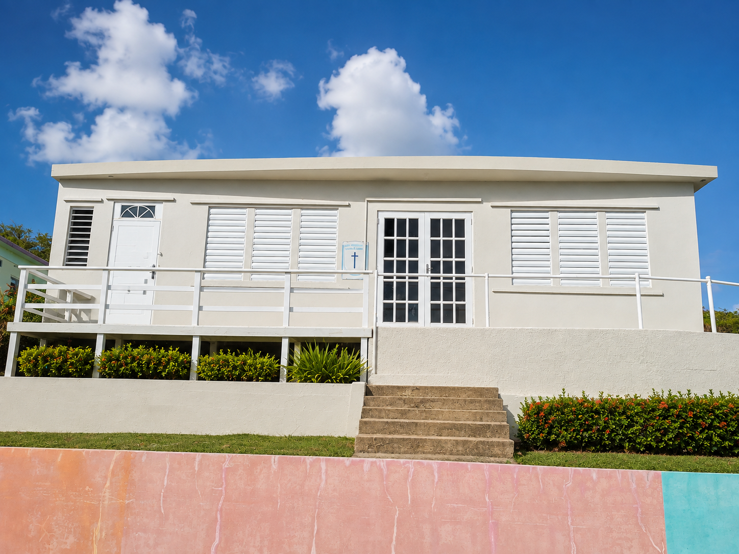 Iglesia de Dios Mission Board church in downtown Culebra, Puerto Rico