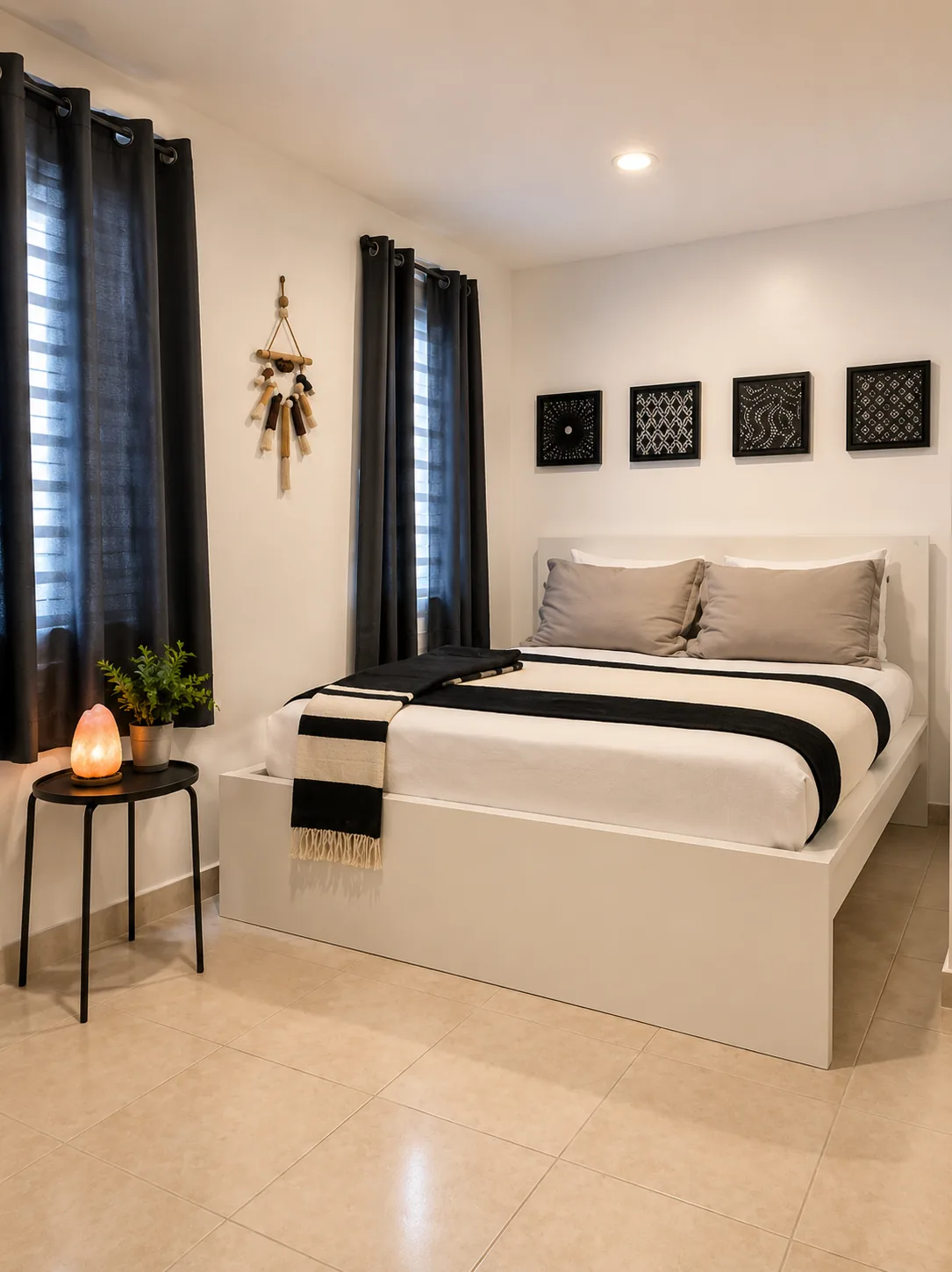 Alternate view of Rota bedroom with bedside table
