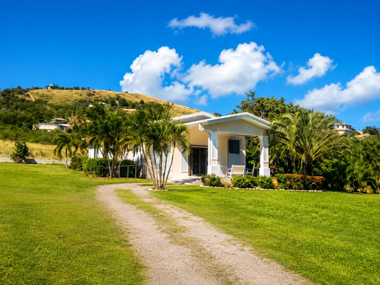 White Kingdom Hall of Jehovah's Witnesses in Fulladosa, Culebra, Puerto Rico